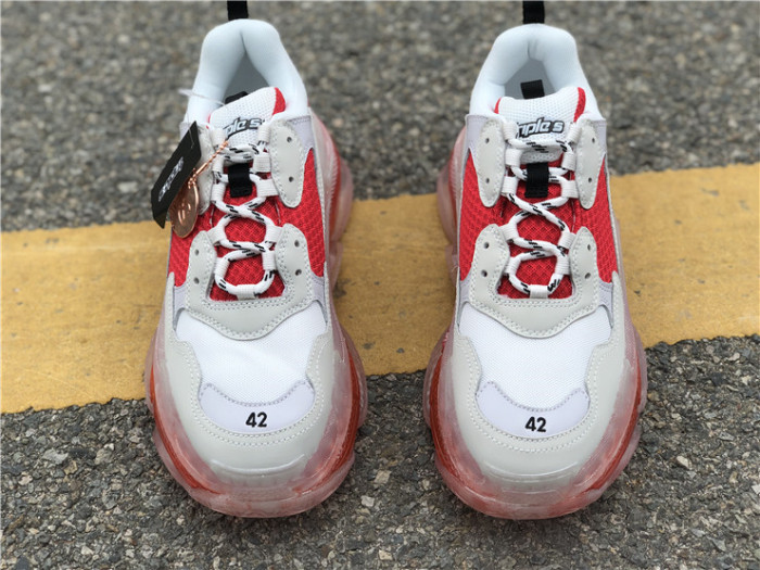 Balenciaga Air Cushion Daddy White and Red（7-12 work day deliver）