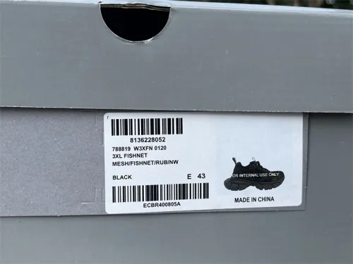 Balenciaga 10 3XL Diamond Edition Phantom Sneaker Black（7-12 work day deliver）