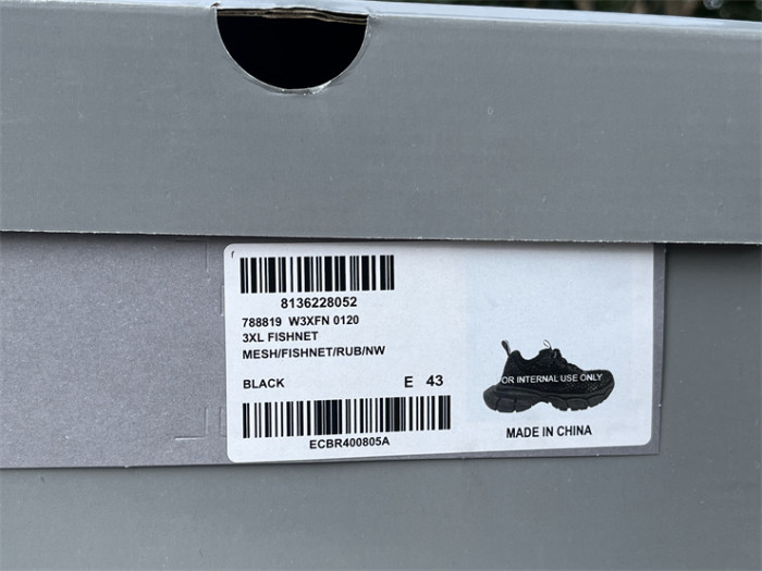Balenciaga 10 3XL Diamond Edition Phantom Sneaker Black（7-12 work day deliver）