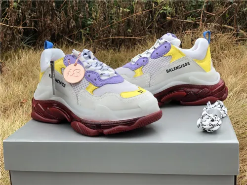 Balenciaga Air Cushion Daddy White and Purple（7-12 work day deliver）