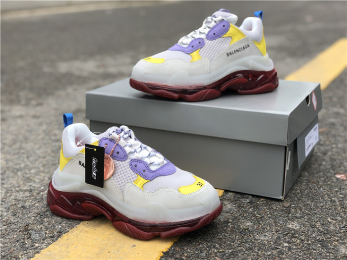Balenciaga Air Cushion Daddy White and Purple（7-12 work day deliver）