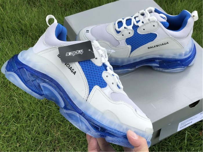 Balenciaga Air Cushion Daddy White and Blue Color（7-12 work day deliver）