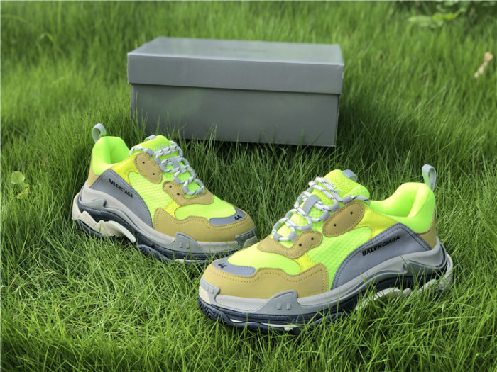 Balenciaga Dad Generation Fluorescent Green Dark Gray Color（7-12 work day deliver）