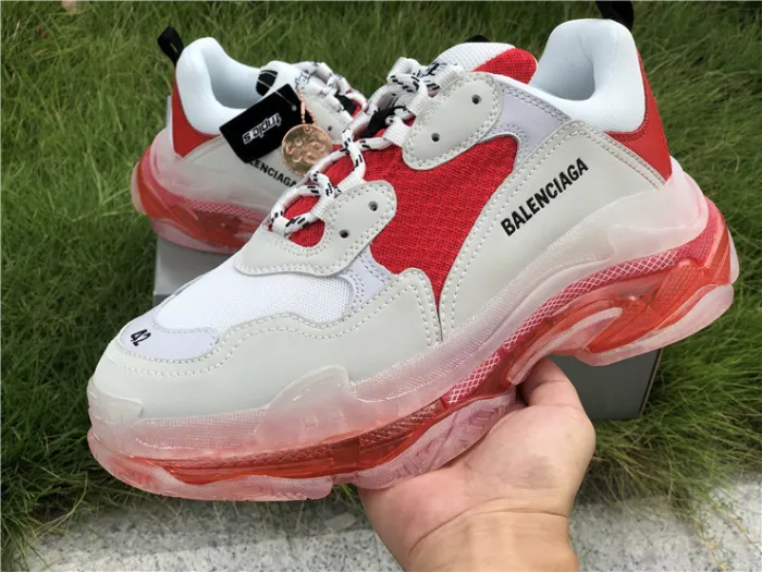 Balenciaga Air Cushion Daddy White and Red（7-12 work day deliver）