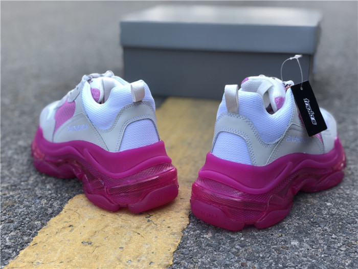 Balenciaga Air Cushion Daddy Women's Shoes White and Pink（7-12 work day deliver）