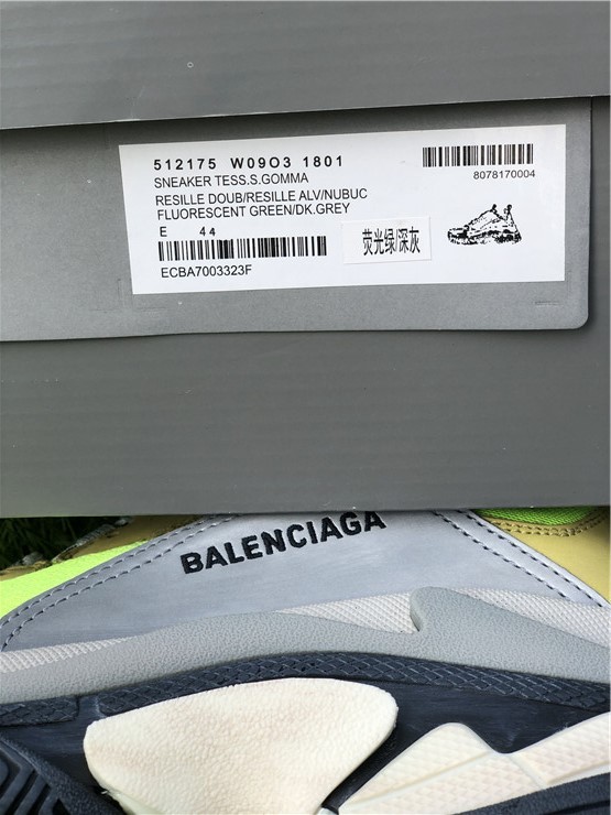 Balenciaga Dad Generation Fluorescent Green Dark Gray Color（7-12 work day deliver）
