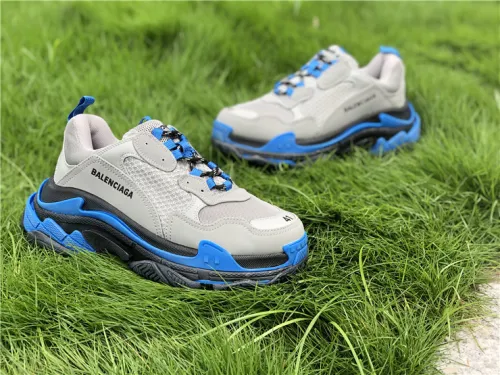 Balenciaga Combination Outsole Daddy Medium Grey Royal Blue Color（7-12 work day deliver）