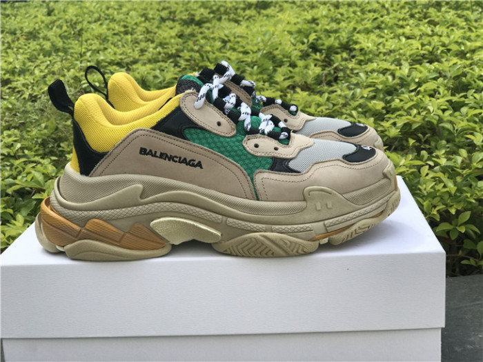 Balenciaga Triple S Yellow Green（7-12 work day deliver）