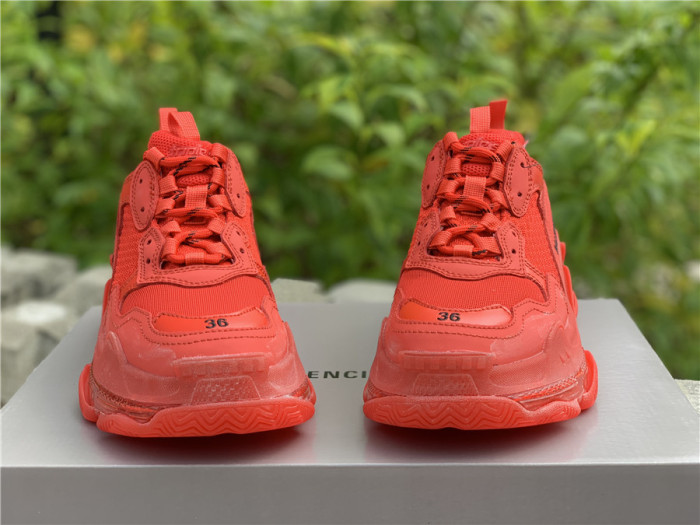 Balenciaga Air Cushion - Red Distressed Color（7-12 work day deliver）