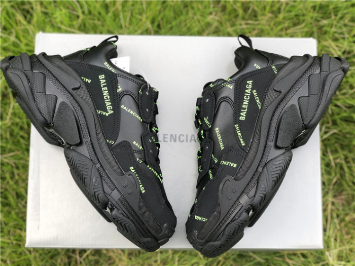 Balenciaga Papa Black and Green Letters（7-12 work day deliver）