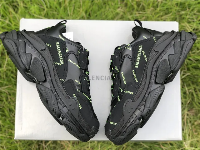 Balenciaga Papa Black and Green Letters（7-12 work day deliver）