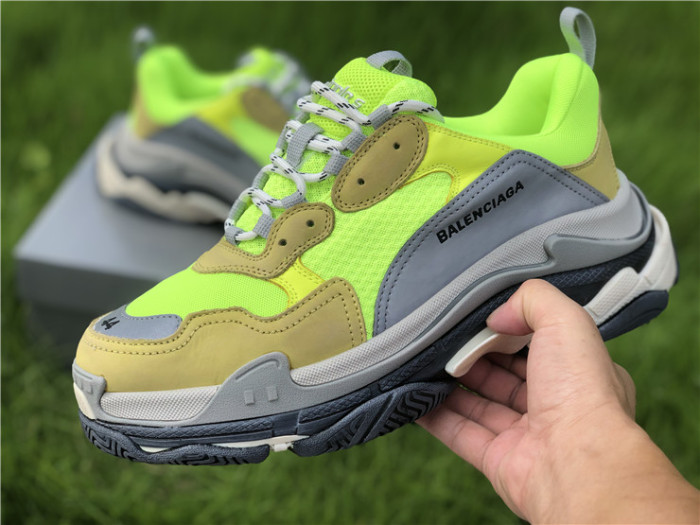 Balenciaga Dad Generation Fluorescent Green Dark Gray Color（7-12 work day deliver）