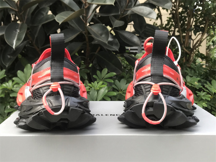 Balenciaga Hike Round Toe Drawstring Low Top Red Black（7-12 work day deliver）
