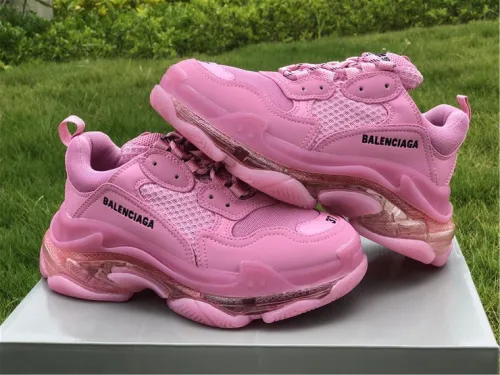 Balenciaga air cushion shoes pink and purple color matching（7-12 work day deliver）