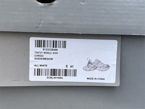 Balenciaga 10 3XL Bandage Silver（7-12 work day deliver）