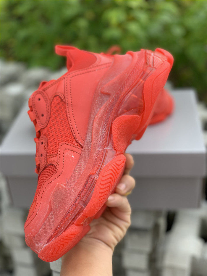Balenciaga Air Cushion - Red Distressed Color（7-12 work day deliver）