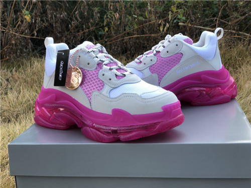 Balenciaga Air Cushion Daddy Women's Shoes White and Pink（7-12 work day deliver）