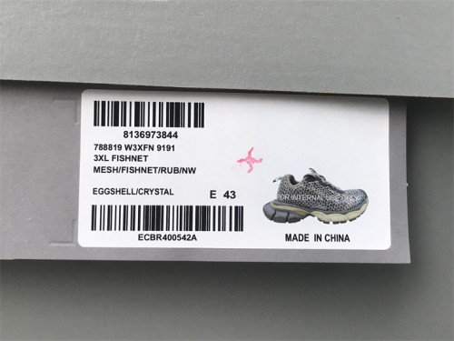 Balenciaga 10 3XL Diamond Edition Phantom Sneaker Beige Gray（7-12 work day deliver）
