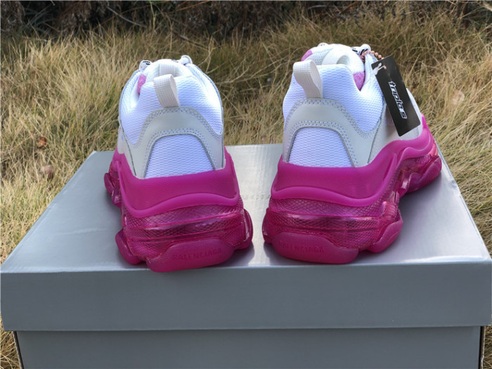 Balenciaga Air Cushion Daddy Women's Shoes White and Pink（7-12 work day deliver）