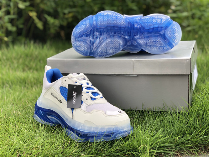 Balenciaga Air Cushion Daddy White and Blue Color（7-12 work day deliver）