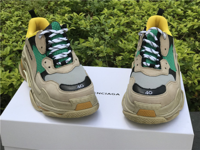 Balenciaga Triple S Yellow Green（7-12 work day deliver）