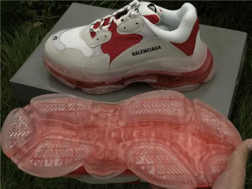 Balenciaga Air Cushion Daddy White and Red（7-12 work day deliver）