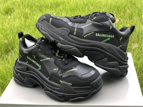 Balenciaga Papa Black and Green Letters（7-12 work day deliver）