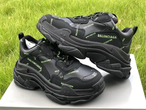 Balenciaga Papa Black and Green Letters（7-12 work day deliver）