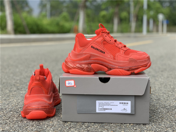 Balenciaga Air Cushion - Red Distressed Color（7-12 work day deliver）