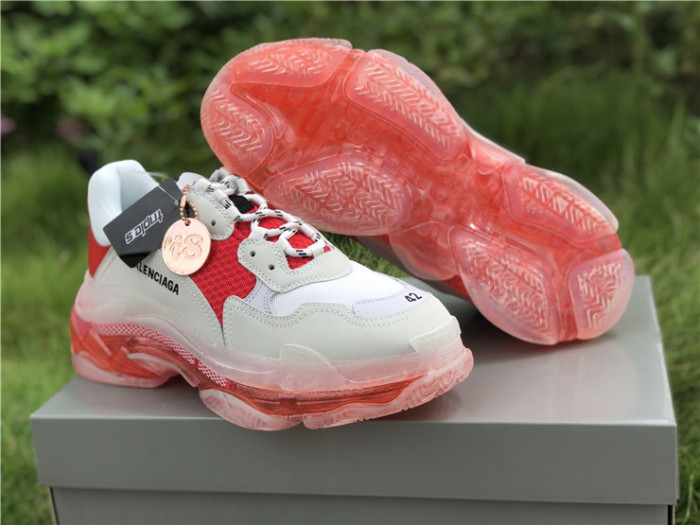 Balenciaga Air Cushion Daddy White and Red（7-12 work day deliver）