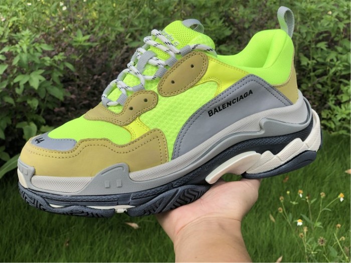 Balenciaga Dad Generation Fluorescent Green Dark Gray Color（7-12 work day deliver）