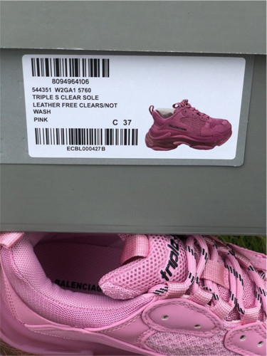 Balenciaga air cushion shoes pink and purple color matching（7-12 work day deliver）