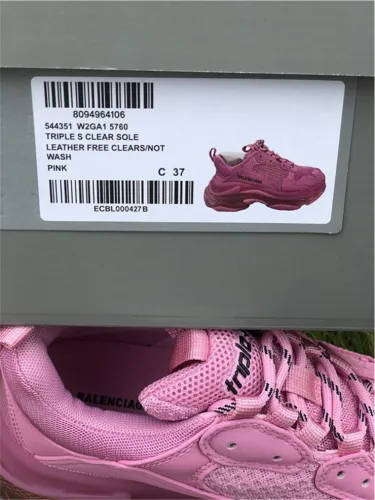 Balenciaga air cushion shoes pink and purple color matching（7-12 work day deliver）