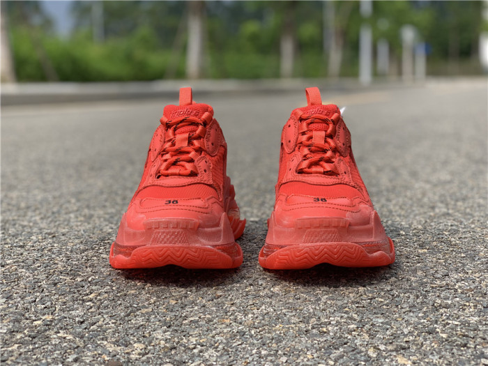 Balenciaga Air Cushion - Red Distressed Color（7-12 work day deliver）