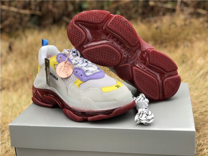 Balenciaga Air Cushion Daddy White and Purple（7-12 work day deliver）