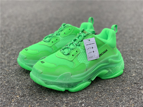 Balenciaga triples green air cushion dad shoes（7-12 work day deliver）