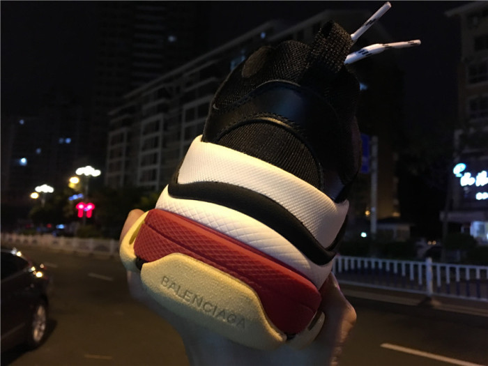 Balenciaga Triple S retro shoes black and red（7-12 work day deliver）