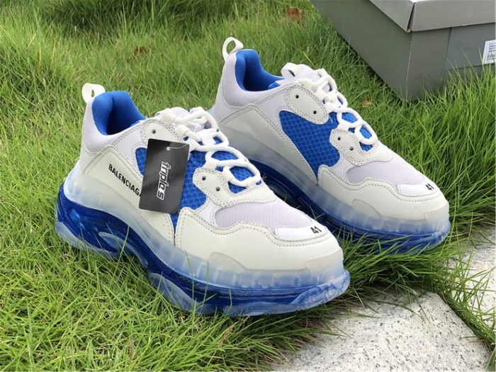 Balenciaga Air Cushion Daddy White and Blue Color（7-12 work day deliver）