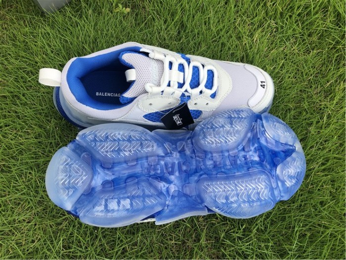 Balenciaga Air Cushion Daddy White and Blue Color（7-12 work day deliver）
