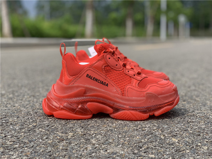 Balenciaga Air Cushion - Red Distressed Color（7-12 work day deliver）