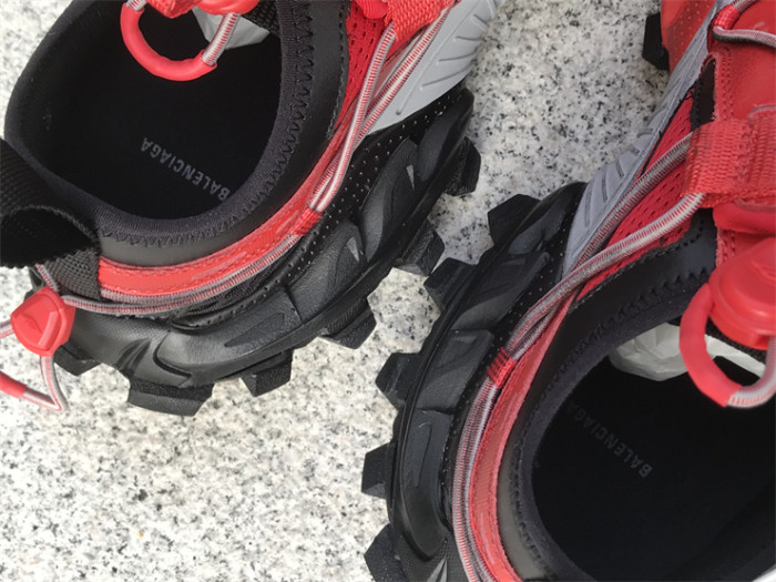 Balenciaga Hike Round Toe Drawstring Low Top Red Black（7-12 work day deliver）