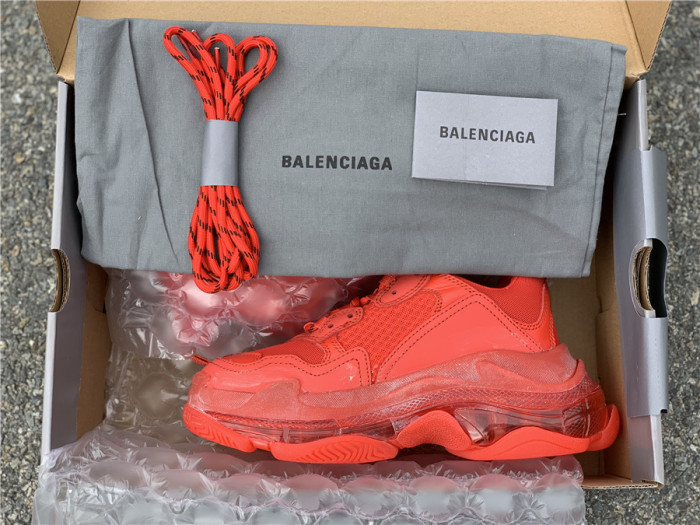 Balenciaga Air Cushion - Red Distressed Color（7-12 work day deliver）
