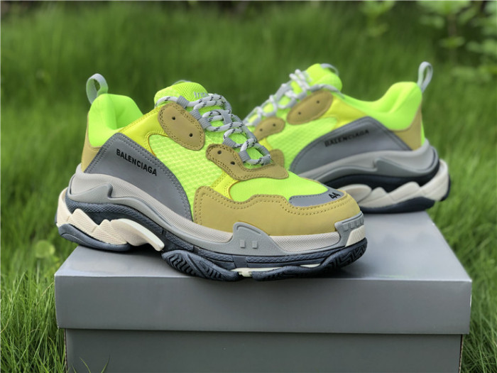 Balenciaga Dad Generation Fluorescent Green Dark Gray Color（7-12 work day deliver）