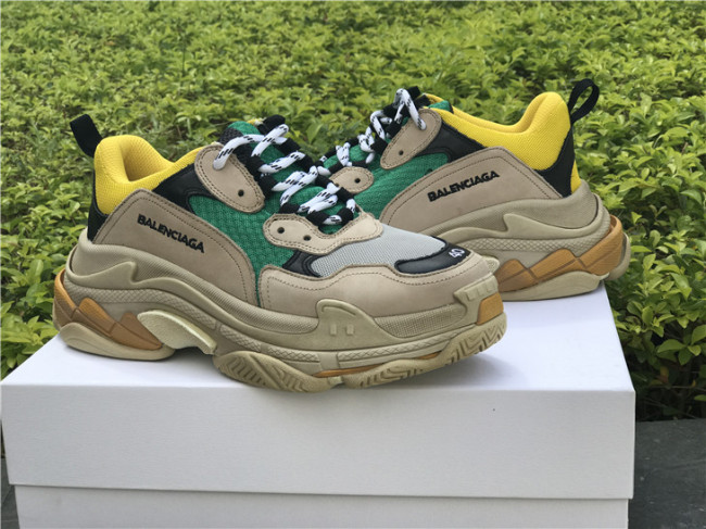 Balenciaga Triple S Yellow Green（7-12 work day deliver）