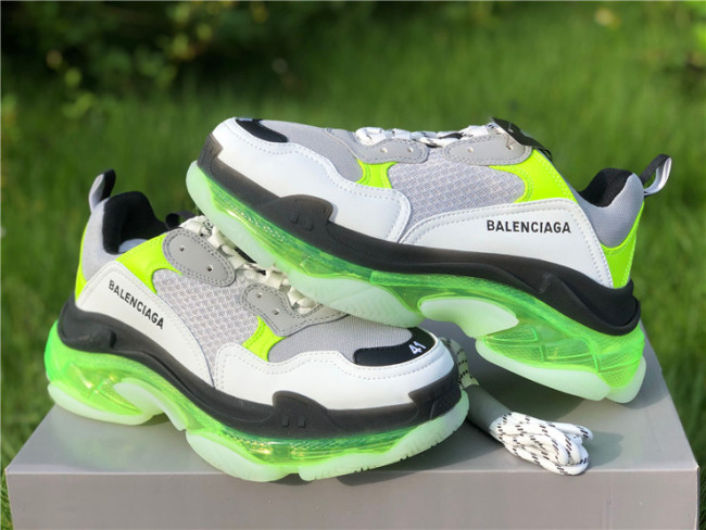 Balenciaga third generation air cushion white and green color matching（7-12 work day deliver）