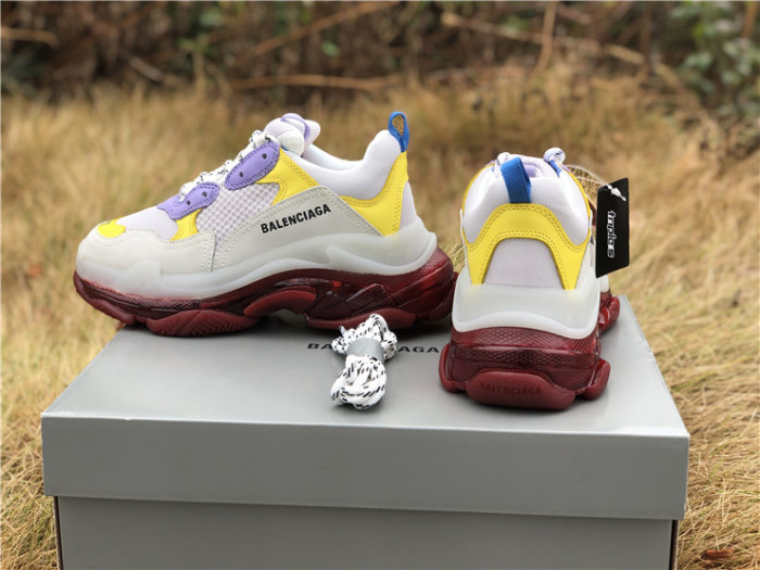 Balenciaga Air Cushion Daddy White and Purple（7-12 work day deliver）