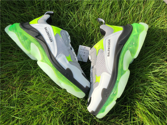 Balenciaga third generation air cushion white and green color matching（7-12 work day deliver）