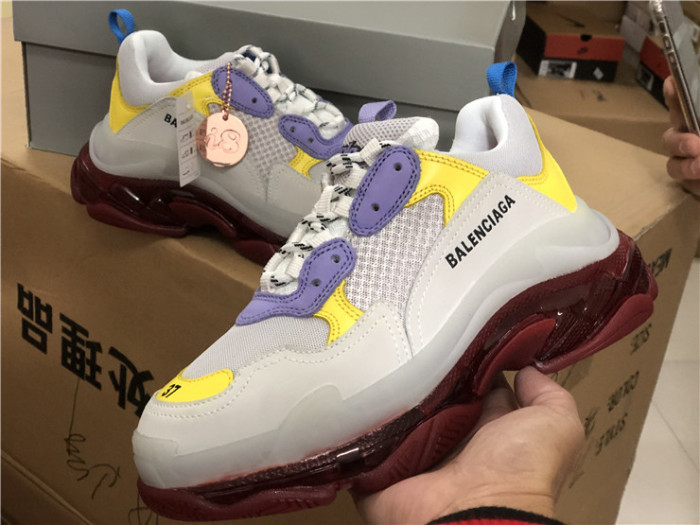 Balenciaga Air Cushion Daddy White and Purple（7-12 work day deliver）