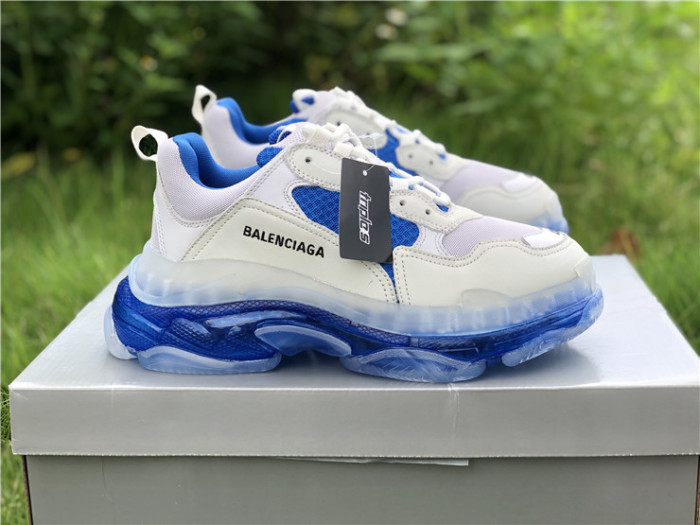 Balenciaga Air Cushion Daddy White and Blue Color（7-12 work day deliver）
