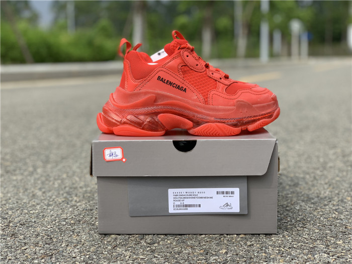 Balenciaga Air Cushion - Red Distressed Color（7-12 work day deliver）